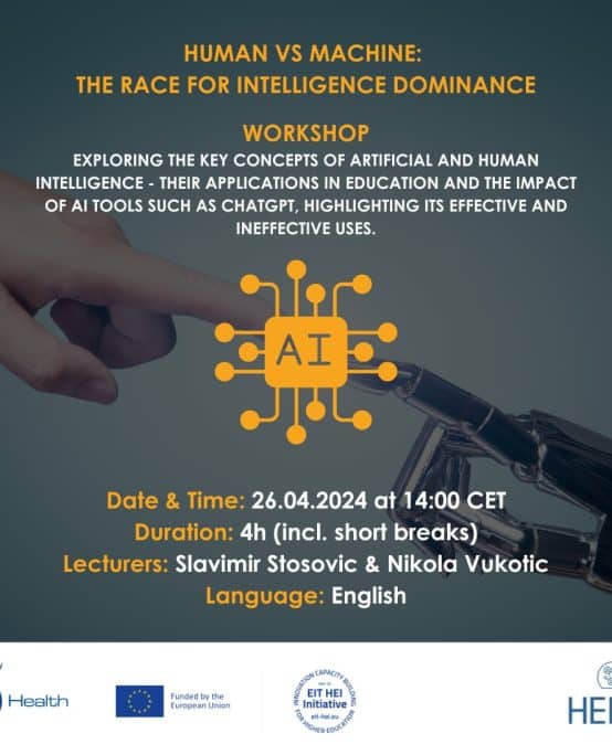 Workshop: Human vs. Machine: The Race for Intelligence Dominance